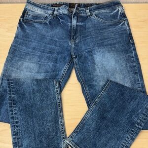 Outpost Makers Men's Blue Jeans cotton denim slim straight leg‎ size 36